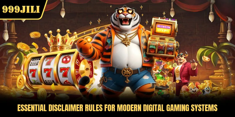 Essential disclaimer rules for modern digital gaming systems