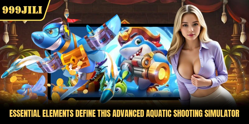 Essential elements define this advanced aquatic shooting simulator