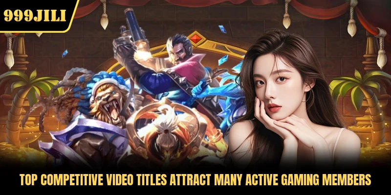 Top competitive video titles attract many active gaming members